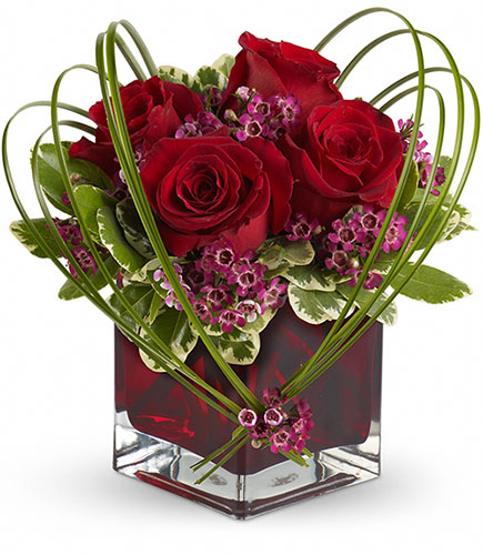 Sweet Thoughts Bouquet with Red Roses from Sharon Elizabeth's Floral Designs in Berlin, CT